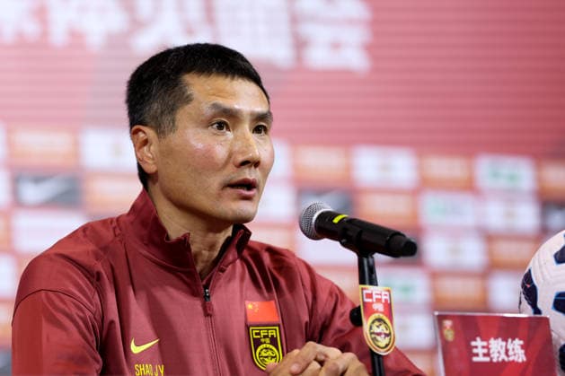 ZHAOQING, CHINA - JANUARY 04: Shao Jiayi, new head coach of China s men s national football team, attends a press conference, PK, Pressekonferenz on January 4, 2026 in Zhaoqing, Guangdong Province of China.  Copyright: xWuxZhizhaox 111613222050