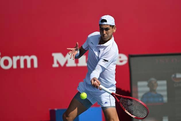 Hong Kong Tennis Open - Day 1 Alejandro Tabilo, a Chilean tennis player, during a match at the Hong Kong Tennis Open on January 4, 2026 in Hong Kong. (Photo by Kobe Li Nexpher Images) Hong Kong