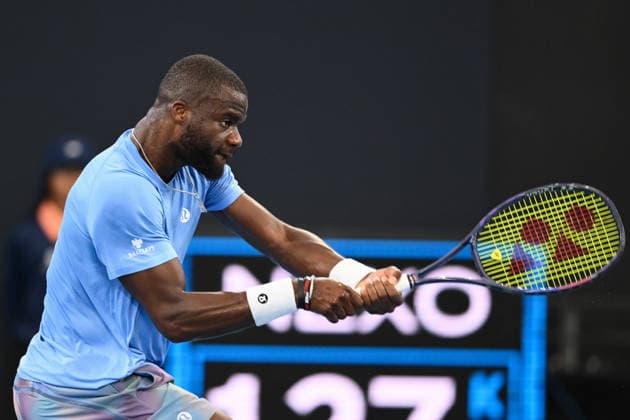 TENNIS BRISBANE INTERNATIONAL, Frances Tiafoe of The United States in action during day 1 of the Brisbane International tennis tournament at Pat Rafter Arena in Brisbane, Sunday, January 4, 2026. ( NO ARCHIVING, EDITORIAL USE ONLY BRISBANE QUEENSLAND AUSTRALIA  Copyright: xZAINxMOHAMMEDx 20260104181132267477