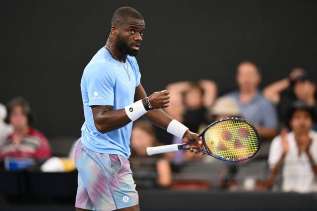 TENNIS BRISBANE INTERNATIONAL, Frances Tiafoe of The United States in action during day 1 of the Brisbane International tennis tournament at Pat Rafter Arena in Brisbane, Sunday, January 4, 2026. ( NO ARCHIVING, EDITORIAL USE ONLY BRISBANE QUEENSLAND AUSTRALIA  Copyright: xZAINxMOHAMMEDx 20260104111762662542