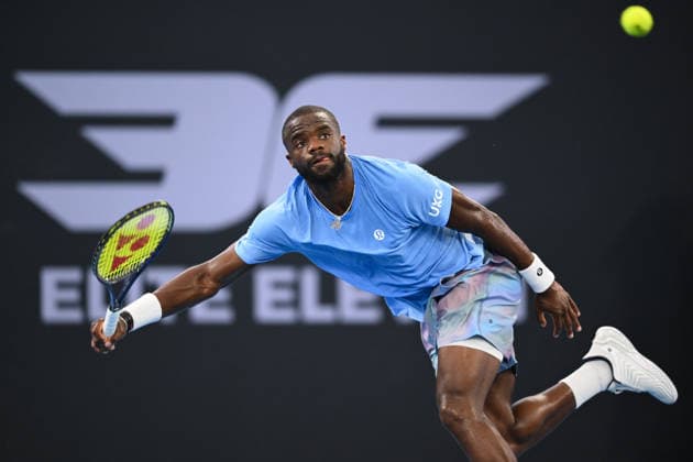 TENNIS BRISBANE INTERNATIONAL, Frances Tiafoe of The United States in action during day 1 of the Brisbane International tennis tournament at Pat Rafter Arena in Brisbane, Sunday, January 4, 2026. ( NO ARCHIVING, EDITORIAL USE ONLY BRISBANE QUEENSLAND AUSTRALIA  Copyright: xZAINxMOHAMMEDx 20260104112484891290