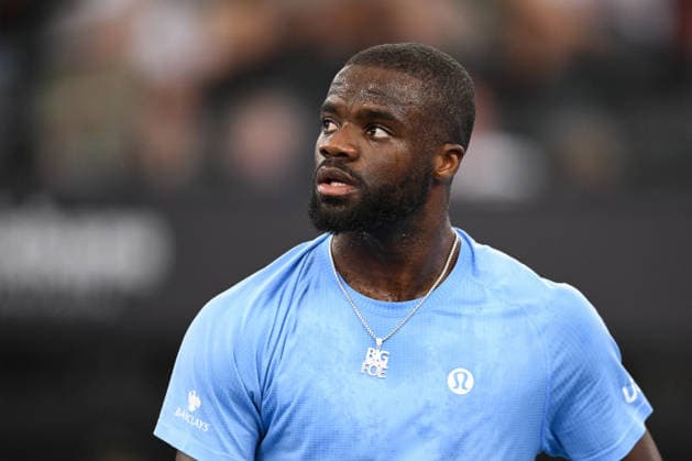 TENNIS BRISBANE INTERNATIONAL, Frances Tiafoe of The United States in action during day 1 of the Brisbane International tennis tournament at Pat Rafter Arena in Brisbane, Sunday, January 4, 2026. ( NO ARCHIVING, EDITORIAL USE ONLY BRISBANE QUEENSLAND AUSTRALIA  Copyright: xZAINxMOHAMMEDx 20260104178632517690