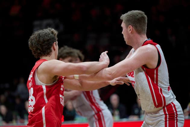 Nuremberg Falcons BC vs RheinStars Cologne, Basketball, 2 Basketball Bundesliga, Bundesliga, Barmer Liga, Pro Serie A, Nuremberg, KIA Metropol Arena 30nullvier Photographie Nuremberg KIA Metropol Arena Bayern Germany Copyright: xAmerican-Football.Networkx
