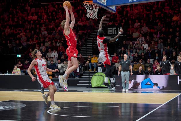 Nuremberg Falcons BC vs RheinStars Cologne, Basketball, 2 Basketball Bundesliga, Bundesliga, Barmer Liga, Pro Serie A, Nuremberg, KIA Metropol Arena 30nullvier Photographie Nuremberg KIA Metropol Arena Bayern Germany Copyright: xAmerican-Football.Networkx