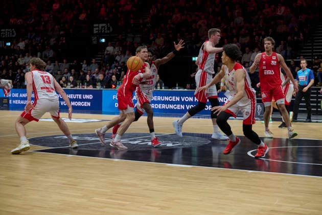 Nuremberg Falcons BC vs RheinStars Cologne, Basketball, 2 Basketball Bundesliga, Bundesliga, Barmer Liga, Pro Serie A, Nuremberg, KIA Metropol Arena 30nullvier Photographie Nuremberg KIA Metropol Arena Bayern Germany Copyright: xAmerican-Football.Networkx