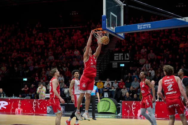 Nuremberg Falcons BC vs RheinStars Cologne, Basketball, 2 Basketball Bundesliga, Bundesliga, Barmer Liga, Pro Serie A, Nuremberg, KIA Metropol Arena 30nullvier Photographie Nuremberg KIA Metropol Arena Bayern Germany Copyright: xAmerican-Football.Networkx