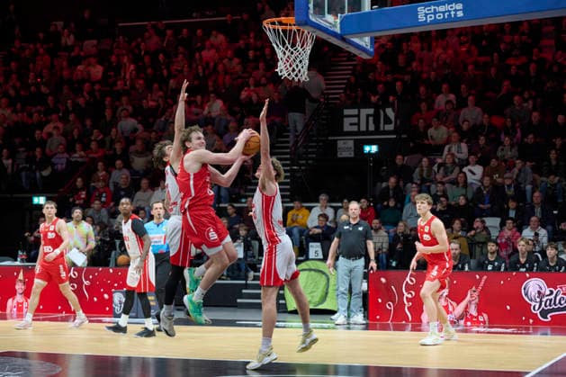 Nuremberg Falcons BC vs RheinStars Cologne, Basketball, 2 Basketball Bundesliga, Bundesliga, Barmer Liga, Pro Serie A, Nuremberg, KIA Metropol Arena 30nullvier Photographie Nuremberg KIA Metropol Arena Bayern Germany Copyright: xAmerican-Football.Networkx
