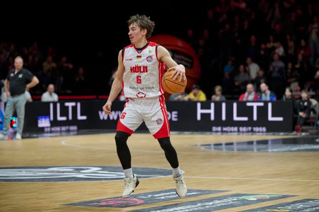 Nuremberg Falcons BC vs RheinStars Cologne, Basketball, 2 Basketball Bundesliga, Bundesliga, Barmer Liga, Pro Serie A, Nuremberg, KIA Metropol Arena 30nullvier Photographie Nuremberg KIA Metropol Arena Bayern Germany Copyright: xAmerican-Football.Networkx