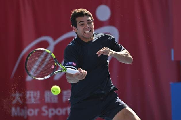 Hong Kong Tennis Open - Day 1 Garin Cristian, a Chilean tennis player, during a match at the Hong Kong Tennis Open on January 4, 2026 in Hong Kong. (Photo by Kobe Li Nexpher Images) Hong Kong
