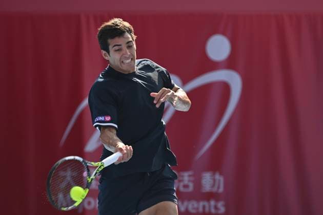 Hong Kong Tennis Open - Day 1 Garin Cristian, a Chilean tennis player, during a match at the Hong Kong Tennis Open on January 4, 2026 in Hong Kong. (Photo by Kobe Li Nexpher Images) Hong Kong