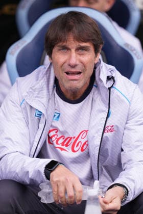 Napoli™s head coach Antonio Conte during the Serie A EniLive soccer match between Lazio and Napoli at the Rome s Olympic stadium, Italy - Monday January 4, 2026 - Soccer ( Photo by Alfredo Falcone LaPresse )  Copyright: xAlfredoxFalcone LaPressex