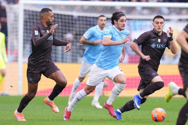 Lazio™s Matteo Cancellieri during the Serie A EniLive soccer match between Lazio and Napoli at the Rome s Olympic stadium, Italy - Monday January 4, 2026 - Soccer ( Photo by Alfredo Falcone LaPresse )  Copyright: xAlfredoxFalcone LaPressex