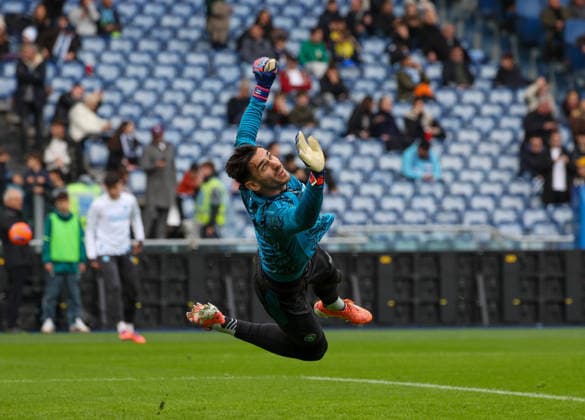 January 4, 2026, Roma, Lazio, ITALIA: Alex Meret of SSC Napoli During the football match on January 4, 2026, valid for the Italian Serie A - 2025 26 championship in Rome at the Stadio Olimpico between SS Lazio and SSC Napoli..Pictured: Roma ITALIA - ZUMAs236 20260104_aap_s236_028 Copyright: xFabioxSassox