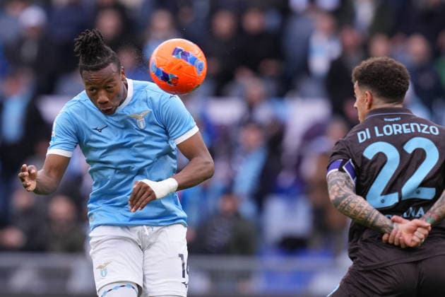 Lazio™s Tijjani Noslin during the Serie A EniLive soccer match between Lazio and Napoli at the Rome s Olympic stadium, Italy - Monday January 4, 2026 - Soccer ( Photo by Alfredo Falcone LaPresse )  Copyright: xAlfredoxFalcone LaPressex