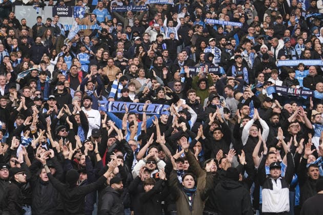 CALCIO - Serie A - SS Lazio vs SSC Napoli Supporters ssc napoli during the Serie A football match SS Lazio vs SSC Napoli at Olimpico Stadium on Gunnery 04, 2026, in Rome. Rome Italy  Copyright: xIPAxSport ABACAx