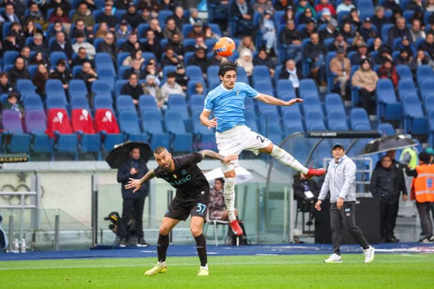 Incontro di calcio campionato serie A - 2025 26 Lazio vs Napoli Matteo Cancellieri of SS Lazio During the football match on January 4, 2026, valid for the Italian Serie A - 2025 26 championship in Rome at the Stadio Olimpico between SS Lazio and SSC Napoli. Pictured: Roma stadio Olimpico Lazio ITALIA Copyright: xFABIOxSASSOxFabioxSassox Lazio Napoli2026_01_04Fabio Sasso2134