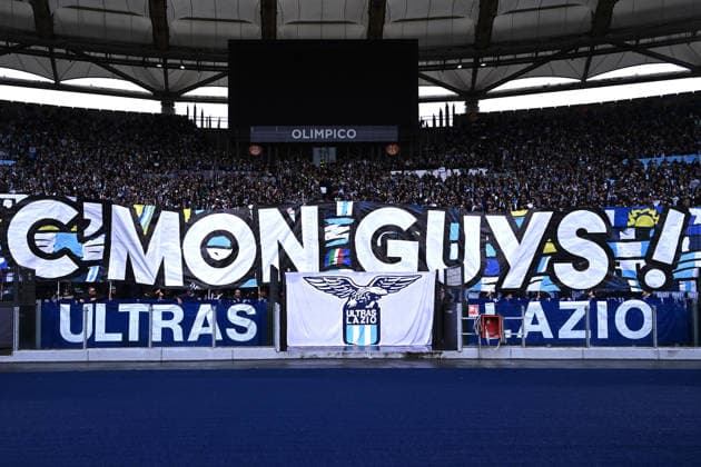 Dc Roma 04 01 2026 - campionato di calcio serie A Lazio-Napoli foto Domenico Cippitelli Image nella foto: coreografia tifosi Lazio 