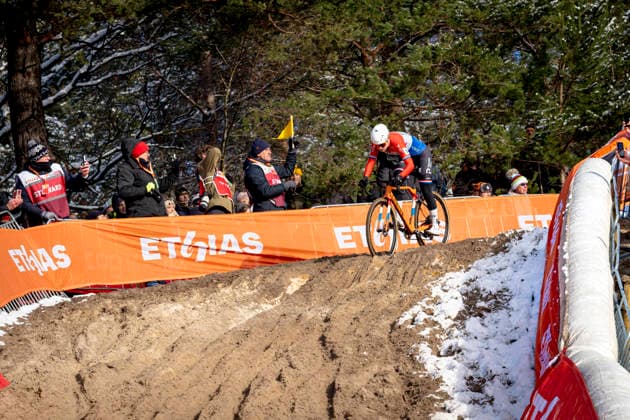 Puck Pieterse FENIX DECEUNINCK during the UCI Cyclo cross World Cup 2025 in ZONHOVEN, Belgium on 29 december 2025, photo by Marcel van Dorst EYE4images DeFodi Images