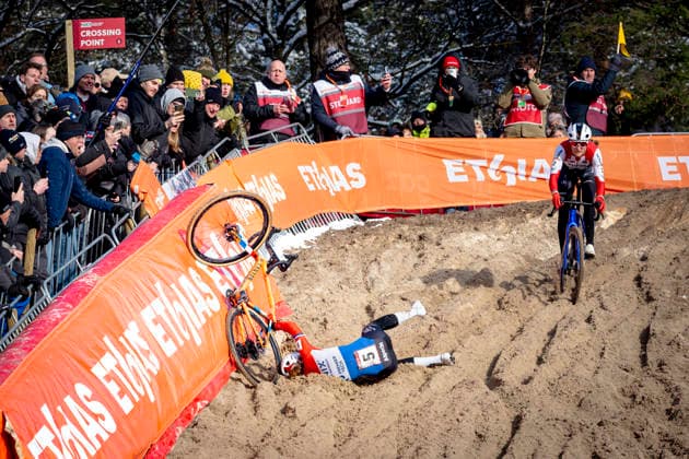 Puck Pieterse FENIX DECEUNINCK during the UCI Cyclo cross World Cup 2025 in ZONHOVEN, Belgium on 29 december 2025, photo by Marcel van Dorst EYE4images DeFodi Images