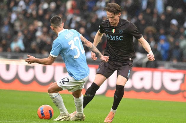 CALCIO - Serie A - SS Lazio vs SSC Napoli Danilo Cataldi of SS Lazio during the Serie A Enilive match between AS Roma vs SSC Napoli at Olimpic Stadium Rome Italy  Copyright: xIPAxSport ABACAx