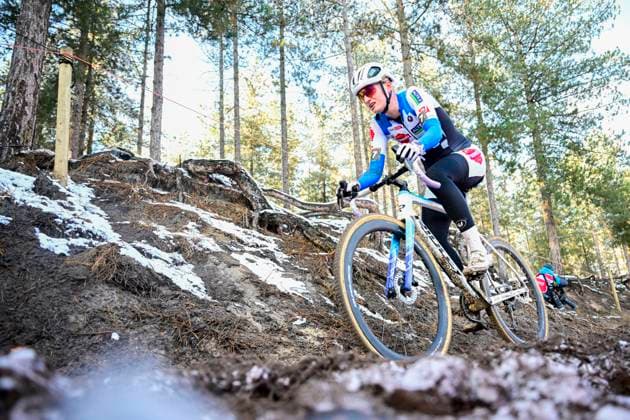 UCI Cyclocross World Cup 2025-2026 Zonhoven ZONHOVEN, BELGIUM - JANUARY 04 : Bentveld Leonie (NED) of Pauwels Sauzen - Altez Industriebouw in action during the 9th leg of the Zonhoven UCI Cyclocross World Cup 2025-2026 a cyclocross race for Women Elite on January 4, 2026 in Zonhoven, Belgium, 04 01 2026 ( Zonhoven Belgium  Copyright: xPeterxDexVoechtx