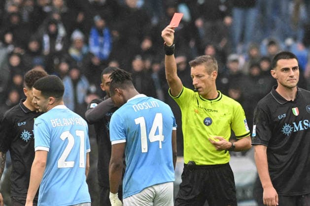 CALCIO - Serie A - SS Lazio vs SSC Napoli Adam Marusic of SS Lazio during the Serie A Enilive match between AS Roma vs SSC Napoli at Olimpic Stadium Rome Italy  Copyright: xIPAxSport ABACAx