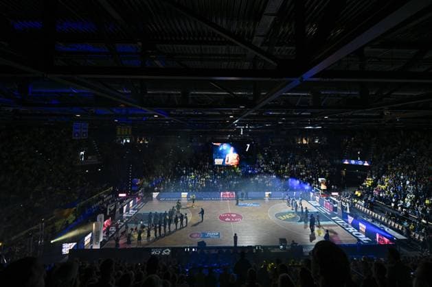 GER, Basketball, easy Credit BBL, EWE Baskets Oldenburg vs ALBA Berlin 04 01 2026, EWE Arena, Oldenburg, GER, easy Credit BBL, EWE Baskets Oldenburg vs ALBA Berlin, pictured shortly before tip-off nordphotoxgmbhx xRojahn nph00310