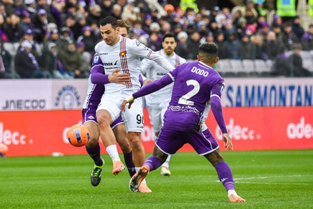 CALCIO - Serie A - ACF Fiorentina vs US Cremonese Federico Bonazzoli (Cremonese) in action during ACF Fiorentina vs US Cremonese, Italian soccer Serie A match in Florence, Italy, January 04 2026 Florence Italy  Copyright: xIPAxSport ABACAx