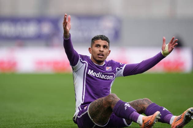 FiorentinaÕs Dodo protests during the Serie A soccer match between Fiorentina and Cremonese at the Artemio Franchi Stadium in Florence, north Italy - Sunday, January 4, 2026 -  Copyright: xMassimoxPaolone LaPressex