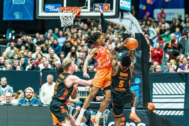 Chemnitz, Germany 04 January 2026 1 BBL 2025 2026 Niners Chemnitz vs Rasta Vechta In the picture Copyright: xFotostandx xNachtigallx