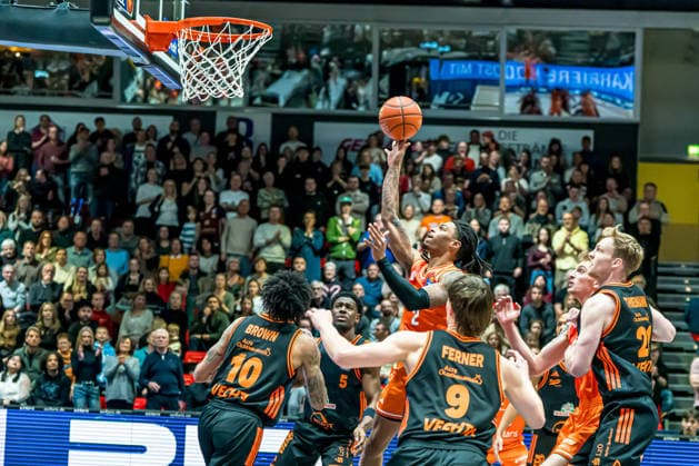 Chemnitz, Germany 04 January 2026 1 BBL 2025 2026 Niners Chemnitz vs Rasta Vechta In the picture Copyright: xFotostandx xNachtigallx