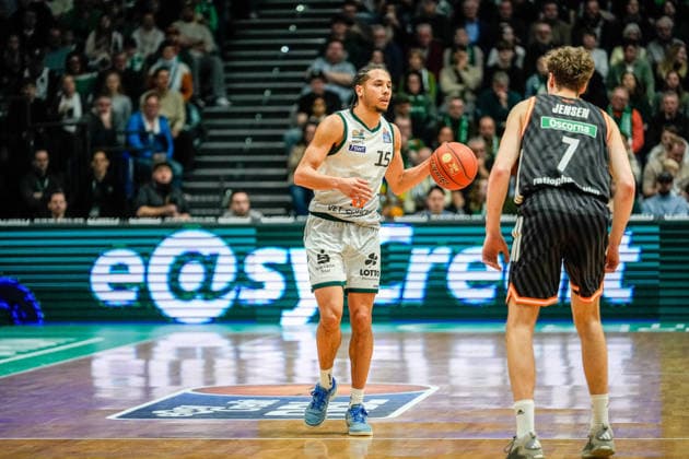 04 01 2026, xdaymx, Basketball easyCredit BBL, Gladiators Trier Ratiopharm Jordan Roland Trier DFL DFB REGULATIONS PROHIBIT ANY USE OF PHOTOGRAPHS as IMAGE SEQUENCES and or QUASI VIDEO Trier