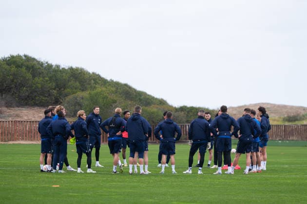 The players of Darmstadt at training, ESP, SV Darmstadt 98, Football, 2 Bundesliga, Training camp in El Saler, 1 day, 04 01 2026 ESP, SV Darmstadt 98, Football, 2 Bundesliga, Training camp in El Saler, 1 day, 04 01 2026 El Saler Copyright: xEibner-Pressefoto FlorianxWiegandx EP_FWD