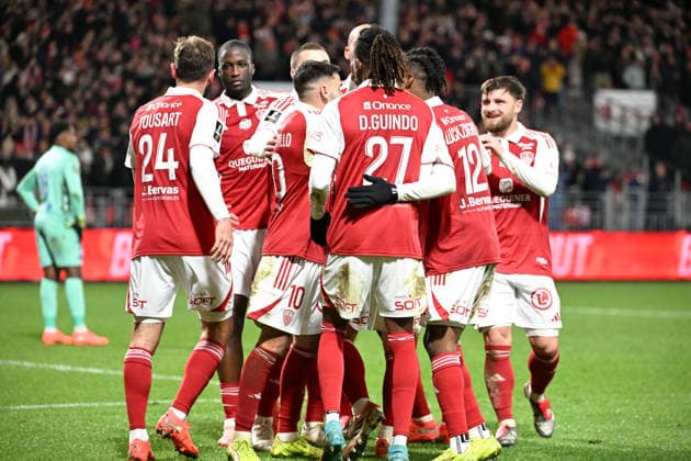 Stade Brestois 29 v AJ Auxerre - Ligue 1 McDonald s 2025 2026 Equipe de football de Brest SB29 during the Ligue 1 McDonald s match between Brest and Auxerre at Stade Francis Le Ble on January 4, 2026 in Brest, France. Brest France  Copyright: xFEPx 776348246