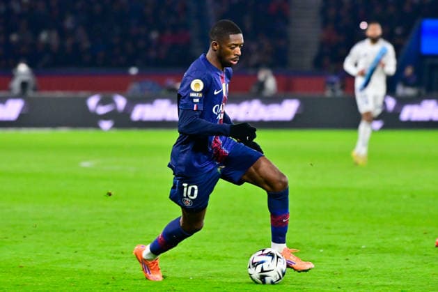 FOOTBALL : PSG vs PFC - Ligue1 - 04 01 2026 Ousmane DEMBELE ( 10 - PSG ) during the Ligue 1 match between Paris Saint Germain and Paris Football Club at Parc Des Princes on January 04 , 2026 in Paris, France. ( Photo by Federico Pestelini PsnewZ ) - ParisFrance  Copyright: xFedericoxPestelinix