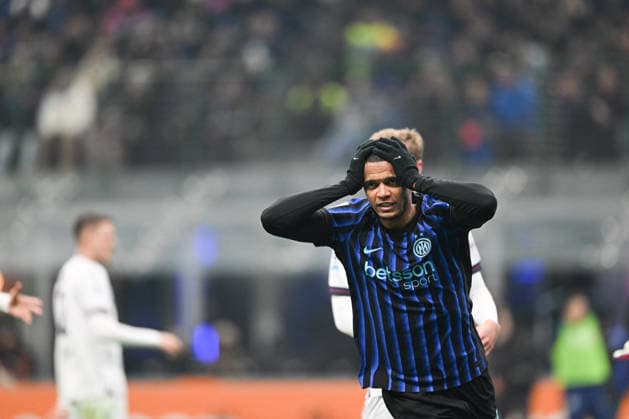 Manuel Akanji of FC Inter react during the Italian Serie A football match between Inter FC Internazionale and Bologna FC on January 4th 2026 at Giuseppe Meazza San Siro Siro stadium in Milan, Italy  Copyright: xTizianoxBallabio IPAxSportx xipa-agency.netx xx IPA_69696800 IPA_Agency_IPA69696800