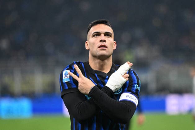 CALCIO - Serie A - Inter - FC Internazionale vs Bologna FC Lautaro Martinez of Fc Inter celebrating after a goal during the Italian Serie A football match between Inter FC Internazionale and Bologna FC on January 4th 2026 at Giuseppe Meazza San Siro Siro stadium in Milan, Italy Milan Italy  Copyright: xIPAxSport ABACAx
