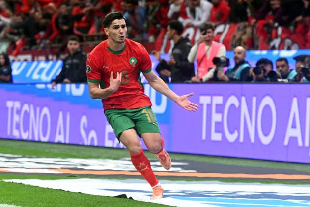 Morocco v Tanzania- Africa Cup of Nations 2025 RABAT, MOROCCO - JANUARY 04: Brahim Diaz of Morocco celebrates after scoring a goal during the Africa Cup of Nations (AFCON) 2025 round of 16 match between Morocco and Tanzania at Prince Moulay Abdellah Stadium in Rabat, Morocco on January 04, 2026. Abu Adem Muhammed Anadolu Rabat Morocco. Editorial use only. Please get in touch for any other usage.  Copyright: x2026xAnadoluxAbuxAdemxMuhammedx