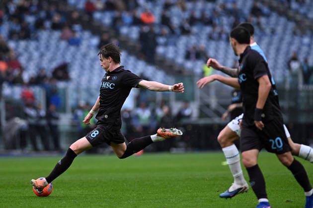 January 4, 2026, Rome, Italy: Scott McTominay of Napoli during the Serie A match between Lazio and Napoli at Stadio Olimpico Lazio 0 - 2 Napoli Rome Italy - ZUMAs197 20260104_aaa_s197_331 Copyright: xGennaroxMasix