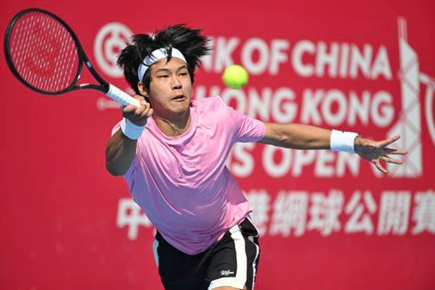 Hong Kong Tennis Open - Day 2 Yi Zhou, a Chinese tennis player, during a match at the Hong Kong Tennis Open WTA, Tennis Damen 250) on January 5, 2026 in Hong Kong. (Photo by Kobe Li Nexpher Images) Hong Kong