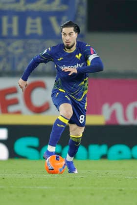 January 4, 2026, Verona, Vr, Italy: Suat Serdar of Hellas Verona during the Italian Serie A soccer match Hellas Verona vs Torino Fc at Marcantonio Bentegodi Stadium. Verona Italy - ZUMAs197 20260104_aaa_s197_390 Copyright: xEmanuelexPennnacchiox