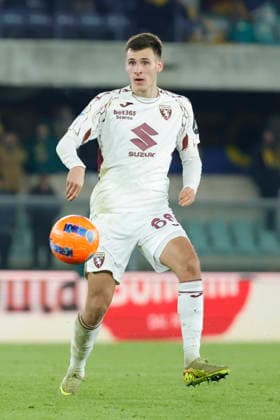 January 4, 2026, Verona, Italy: Gvidas Gineitis of Torino FC during the Italian Serie A soccer match Hellas Verona vs Torino Fc at Marcantonio Bentegodi Stadium. Hellas Verona 0 - 3 Torino FC Verona Italy - ZUMAs197 20260104_aaa_s197_391 Copyright: xEmanuelexPennacchiox