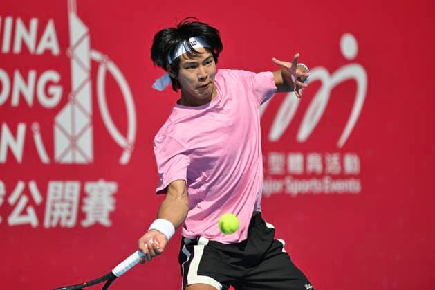 Hong Kong Tennis Open - Day 2 Yi Zhou, a Chinese tennis player, during a match at the Hong Kong Tennis Open WTA, Tennis Damen 250) on January 5, 2026 in Hong Kong. (Photo by Kobe Li Nexpher Images) Hong Kong
