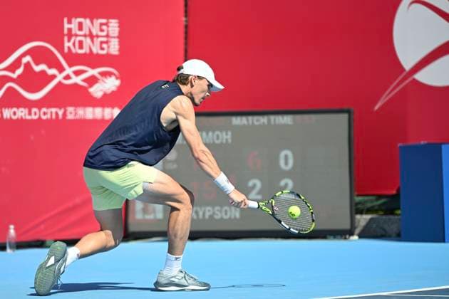 Hong Kong Tennis Open - Day 2 Patrick Kypson, an American tennis player, during a match at the Hong Kong Tennis Open WTA, Tennis Damen 250) on January 5, 2026 in Hong Kong. (Photo by Kobe Li Nexpher Images) Hong Kong