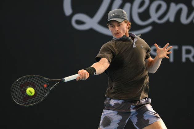 TENNIS BRISBANE INTERNATIONAL, Dane Sweeny of Australia in action against Reilly Opelka of The United States during day two of the Brisbane International tennis tournament at Pat Rafter Arena in Brisbane, Monday, January 5, 2026. ( NO ARCHIVING, EDITORIAL USE ONLY BRISBANE QUEENSLAND AUSTRALIA  Copyright: xZAINxMOHAMMEDx 20260105149885242364