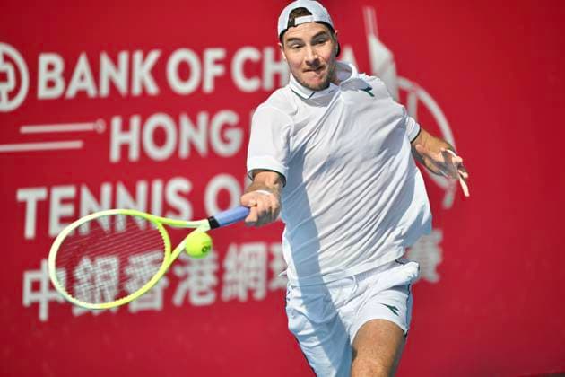 Hong Kong Tennis Open - Day 2 Jan-Lennard Struff, a German tennis player, during a match at the Hong Kong Tennis Open WTA, Tennis Damen 250) on January 5, 2026 in Hong Kong. (Photo by Kobe Li Nexpher Images) Hong Kong