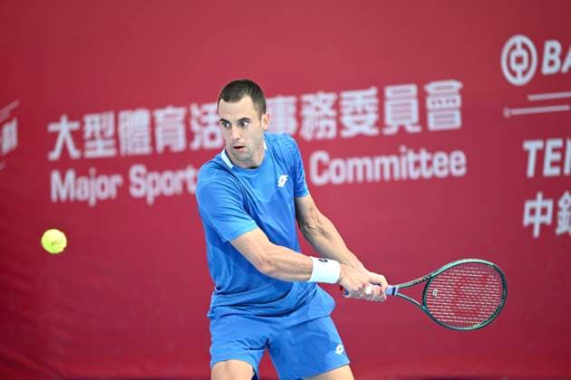 Hong Kong Tennis Open - Day 2 Laslo Djere, a Serbian tennis player, during a match at the Hong Kong Tennis Open WTA, Tennis Damen 250) on January 5, 2026 in Hong Kong. (Photo by Kobe Li Nexpher Images) Hong Kong