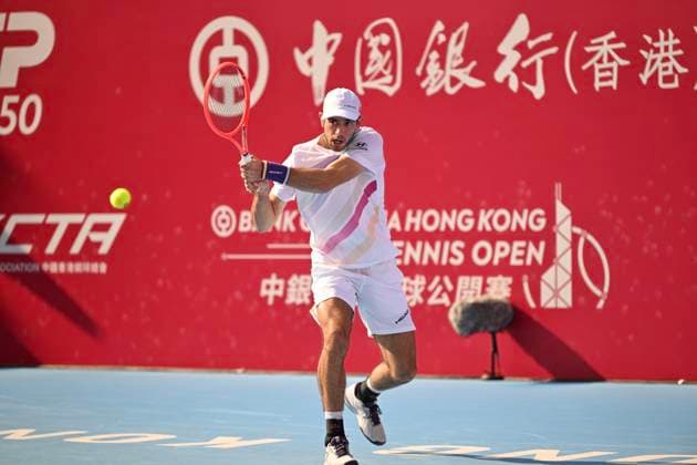Hong Kong Tennis Open - Day 2 Nuno Borges, a Portuguese tennis player, during a match at the Hong Kong Tennis Open WTA, Tennis Damen 250) on January 5, 2026 in Hong Kong. (Photo by Kobe Li Nexpher Images) Hong Kong