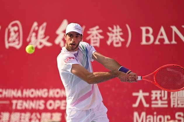 Hong Kong Tennis Open - Day 2 Nuno Borges, a Portuguese tennis player, during a match at the Hong Kong Tennis Open WTA, Tennis Damen 250) on January 5, 2026 in Hong Kong. (Photo by Kobe Li Nexpher Images) Hong Kong