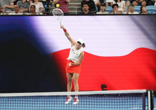 January 5, 2026, Sydney, New South Wales, Australia: IGA SWIATEK of Poland during the match against E. Lys of Germany in the single match group F during the United Cup at Ken Rosewall Arena, Sydney, Australia. Sydney Australia - ZUMAc278 20260105_zsp_c278_052 Copyright: xMarcinxCholewinskix